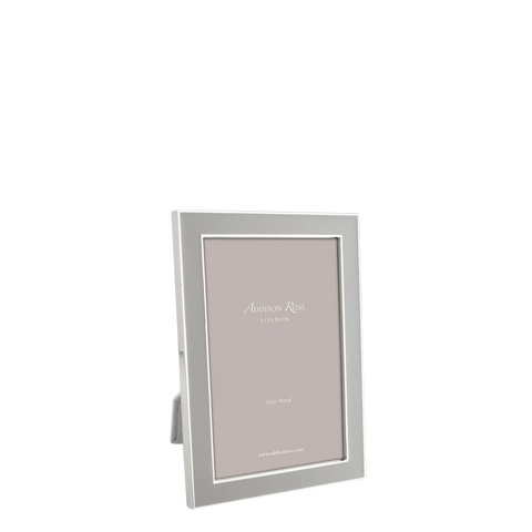 Chiffon Enamel & Silver 8x10 Frame