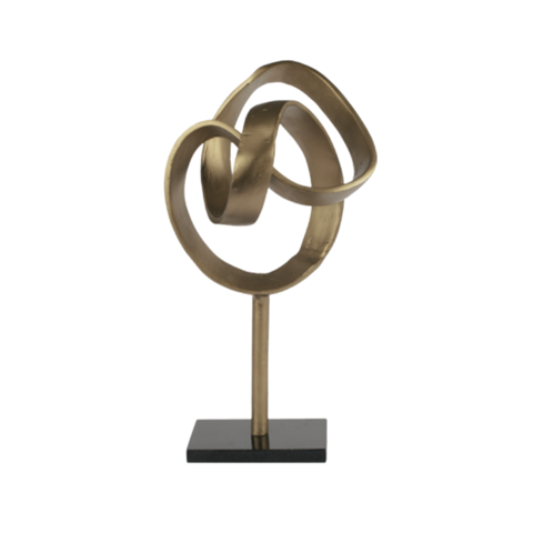 Knot Gold Sculpture